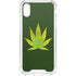 Marijuana Leaf Light Green iPhone XS Clear Case