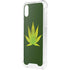 Marijuana Leaf Light Green iPhone XS Clear Case