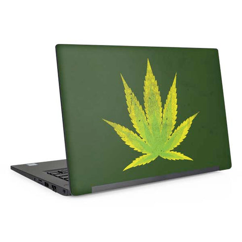 Marijuana Leaf Light Green Dell Latitude Skin