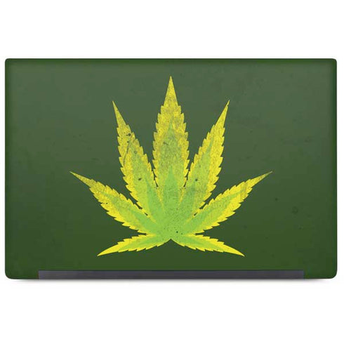 Marijuana Leaf Light Green Dell Latitude Skin