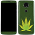 Marijuana Leaf Light Green Moto E5 Plus Skin