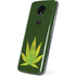 Marijuana Leaf Light Green Moto E5 Plus Skin