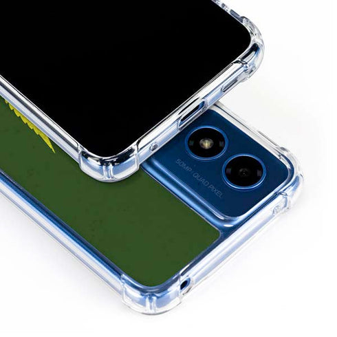 Marijuana Leaf Light Green Moto G 5G (2024) Clear Case