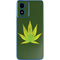 Marijuana Leaf Light Green Moto G Play 4G (2024) Skin