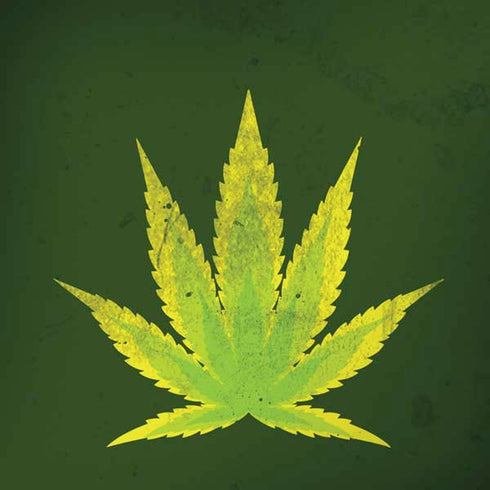 Marijuana Leaf Light Green Moto G6 Skin