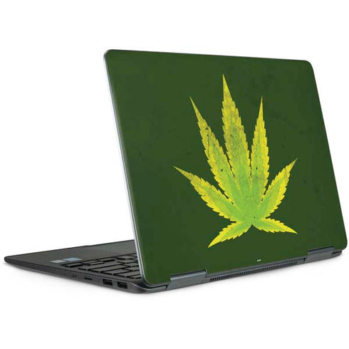 Marijuana Leaf Light Green Notebook 9 Pro 13in (2017) Skin