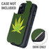 Marijuana Leaf Light Green Otterbox Defender iPhone Skin