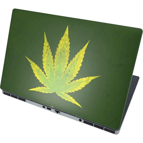 Marijuana Leaf Light Green Dell Precision Skin