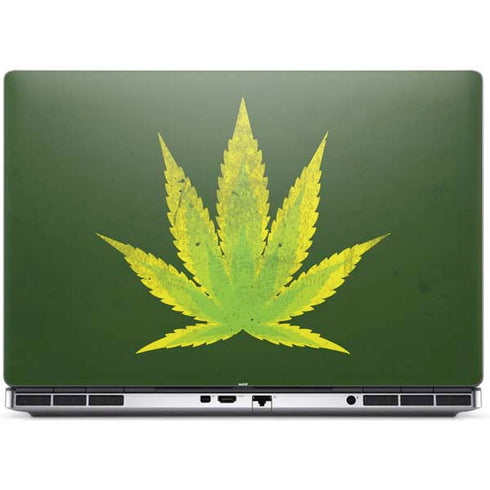 Marijuana Leaf Light Green Dell Precision Skin