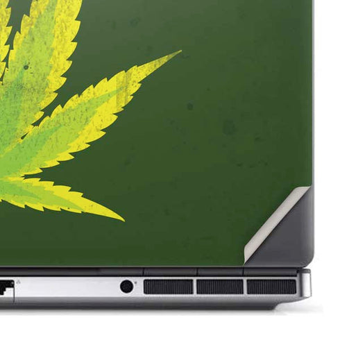 Marijuana Leaf Light Green Dell Precision Skin