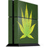 Marijuana Leaf Light Green PlayStation PS4 Skins