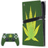 Marijuana Leaf Light Green PS5 Pro Bundle Skin