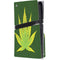Marijuana Leaf Light Green PS5 Pro Disk Console Skin