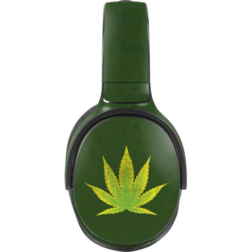 Marijuana Leaf Light Green Skullcandy Venue Skin