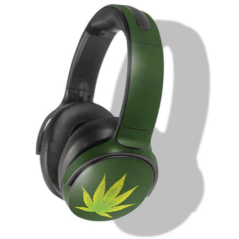 Marijuana Leaf Light Green Skullcandy Venue Skin