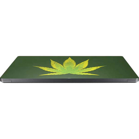 Marijuana Leaf Light Green Surface Laptop 7 13.8in Skin