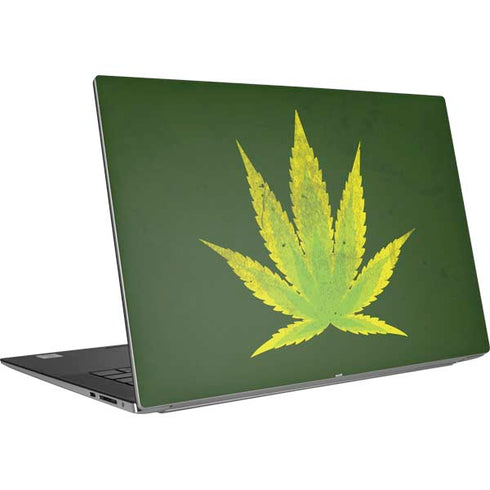 Marijuana Leaf Light Green Dell XPS Skin