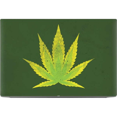 Marijuana Leaf Light Green Dell XPS Skin