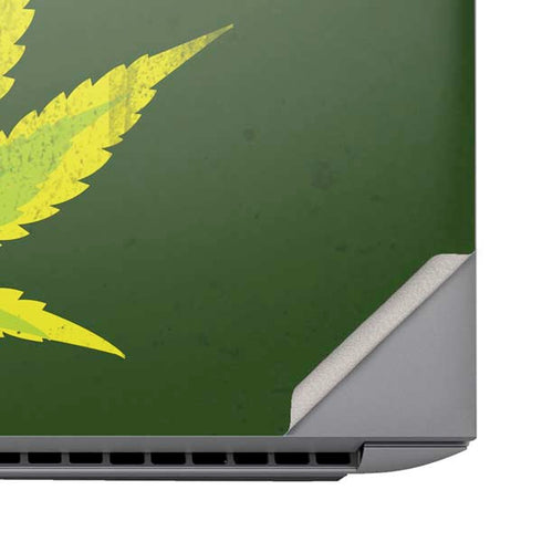 Marijuana Leaf Light Green HP ZBook Fury 16 G10 Skin