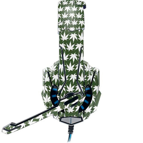Marijuana Leaf White Pattern BENGOO G9000 Skin