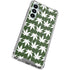 Marijuana Leaf White Pattern Galaxy A16 5G Clear Case