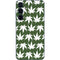 Marijuana Leaf White Pattern Galaxy A35 5G Skin