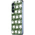 Marijuana Leaf White Pattern Galaxy A35 5G Skin