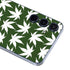 Marijuana Leaf White Pattern Galaxy A35 5G Skin