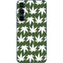 Marijuana Leaf White Pattern Galaxy A36 5G Skin