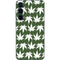 Marijuana Leaf White Pattern Galaxy A55 5G Skin
