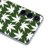 Marijuana Leaf White Pattern Galaxy A55 5G Skin