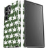 Marijuana Leaf White Pattern Galaxy S23 Ultra Pro Case