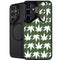 Marijuana Leaf White Pattern Galaxy S25 Kickstand Case