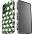 Marijuana Leaf White Pattern Galaxy S25 Plus Impact Case