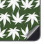 Marijuana Leaf White Pattern Galaxy S25 Plus Skin