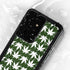 Marijuana Leaf White Pattern Galaxy S24 Ultra Waterproof Case