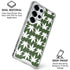 Marijuana Leaf White Pattern Galaxy S25 Ultra Clear Case