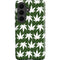 Marijuana Leaf White Pattern Galaxy S26 Impact Case