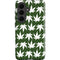 Marijuana Leaf White Pattern Galaxy S26 Plus Impact Case