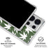 Marijuana Leaf White Pattern Galaxy S26 Ultra Clear Case