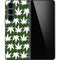Marijuana Leaf White Pattern Galaxy Z Fold5 5G Skin