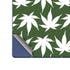 Marijuana Leaf White Pattern Galaxy Z Fold6 Skin