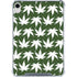 Marijuana Leaf White Pattern iPad 11th Gen (2025) Clear Case