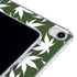 Marijuana Leaf White Pattern iPad 11th Gen (2025) Clear Case