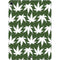 Marijuana Leaf White Pattern Apple iPad Air Skin