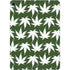 Marijuana Leaf White Pattern Apple iPad Air Skin