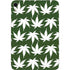 Marijuana Leaf White Pattern Apple iPad Mini Skin