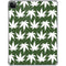 Marijuana Leaf White Pattern iPad Pro 11in (2024) Clear Case