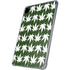 Marijuana Leaf White Pattern iPad Pro 11in (2024) Clear Case