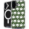 Marijuana Leaf White Pattern iPhone 16 MagSafe Case